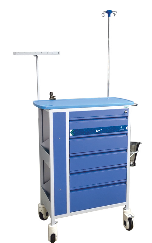 Trauma Care Medicine Trolley by Tube Craft Industries Kolhapur