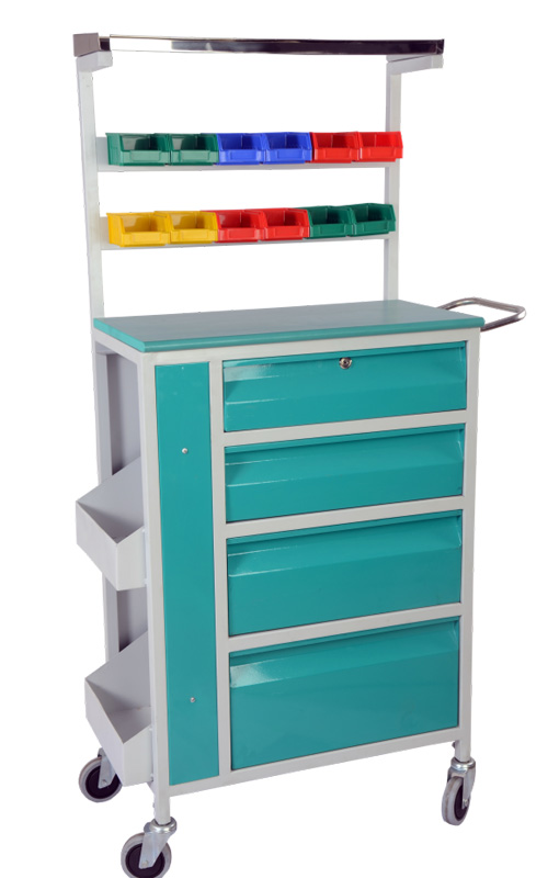 Trauma Care Medicine Trolley by Tube Craft Industries Kolhapur