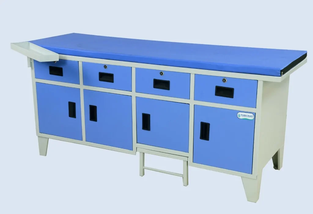Examination table by Tubecraft
